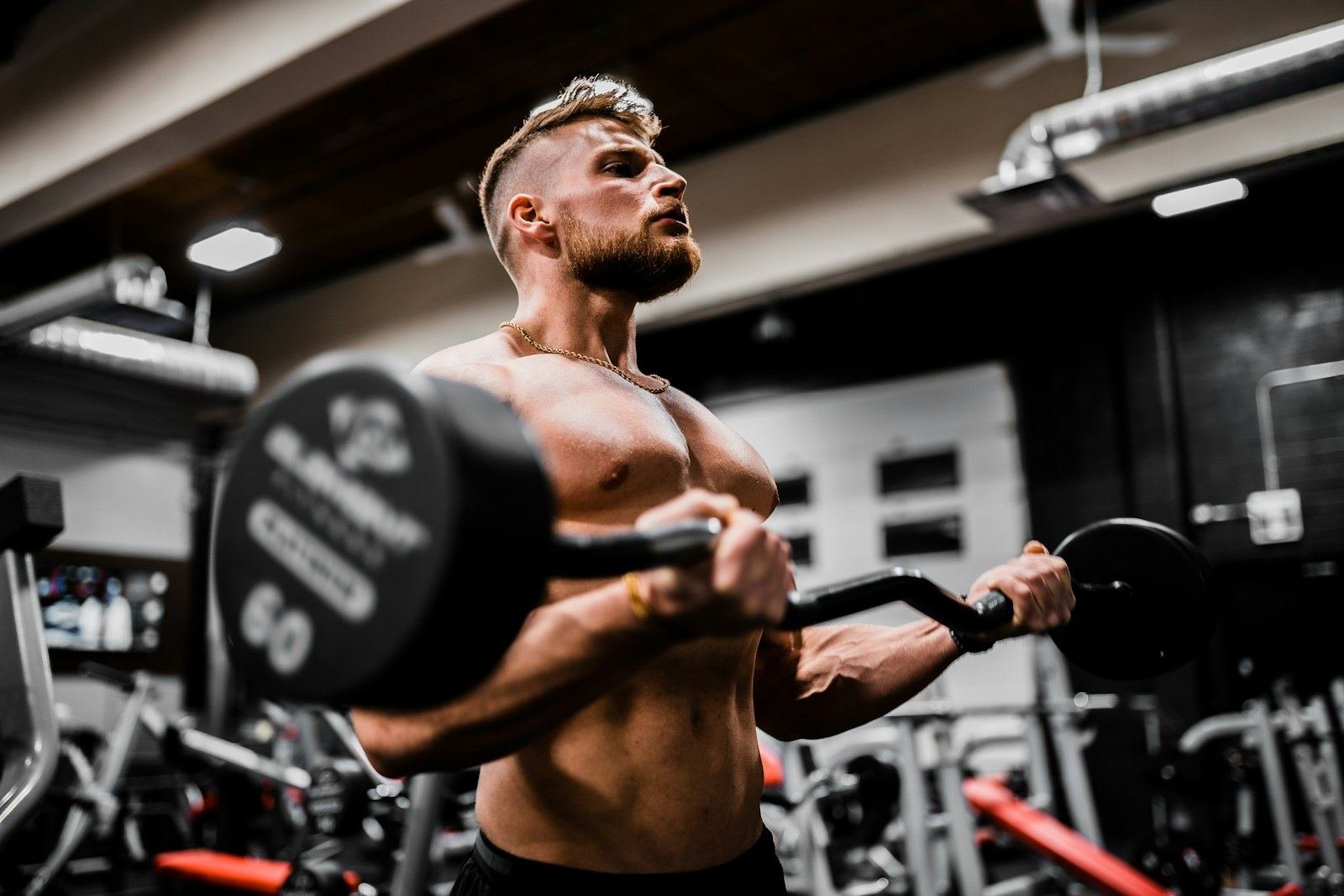 Strength and conditioning coach on a training floor