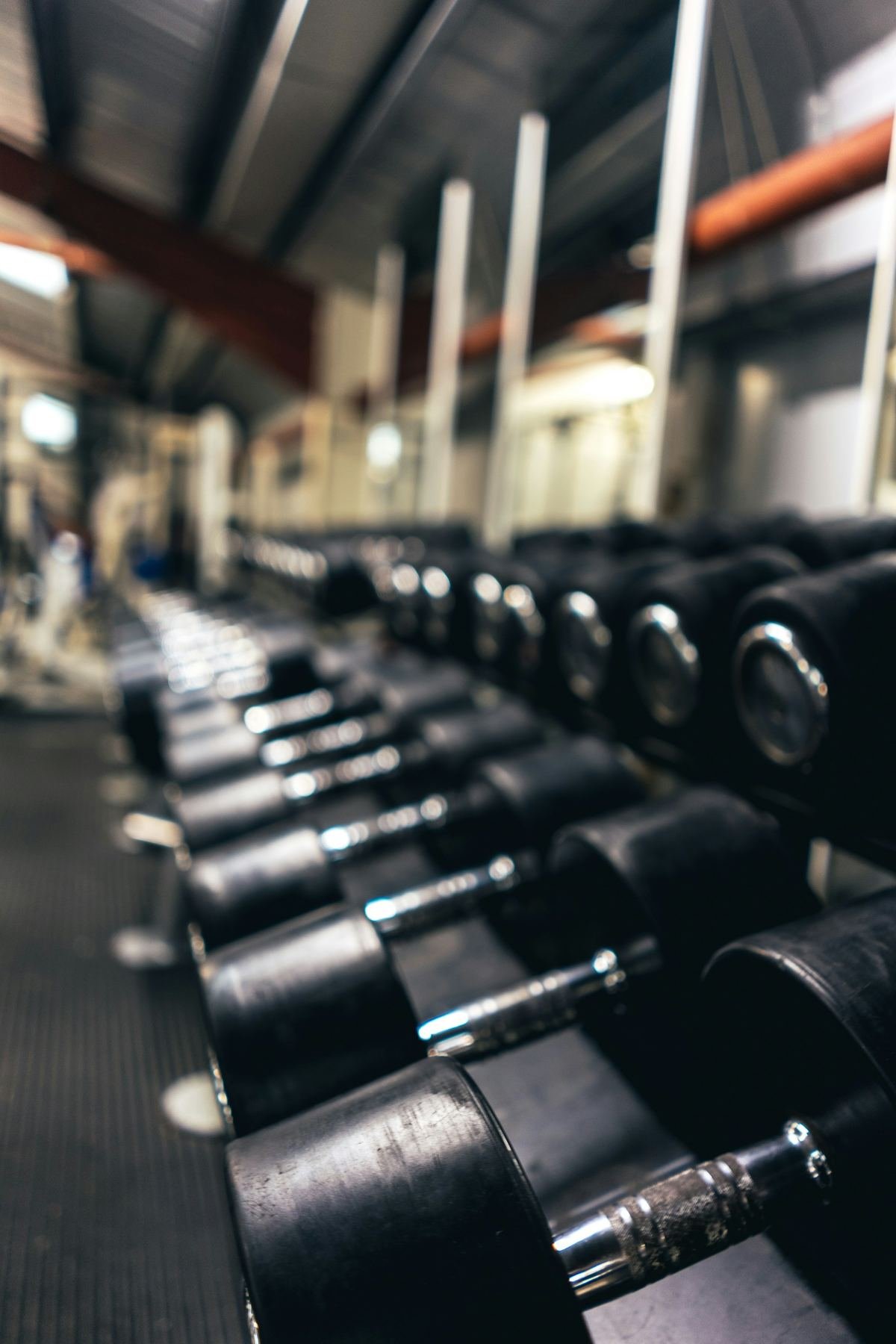 Modern gym training floor and functional equipment