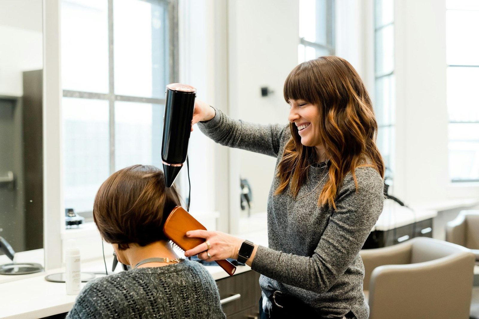 Elegant light-filled beauty studio