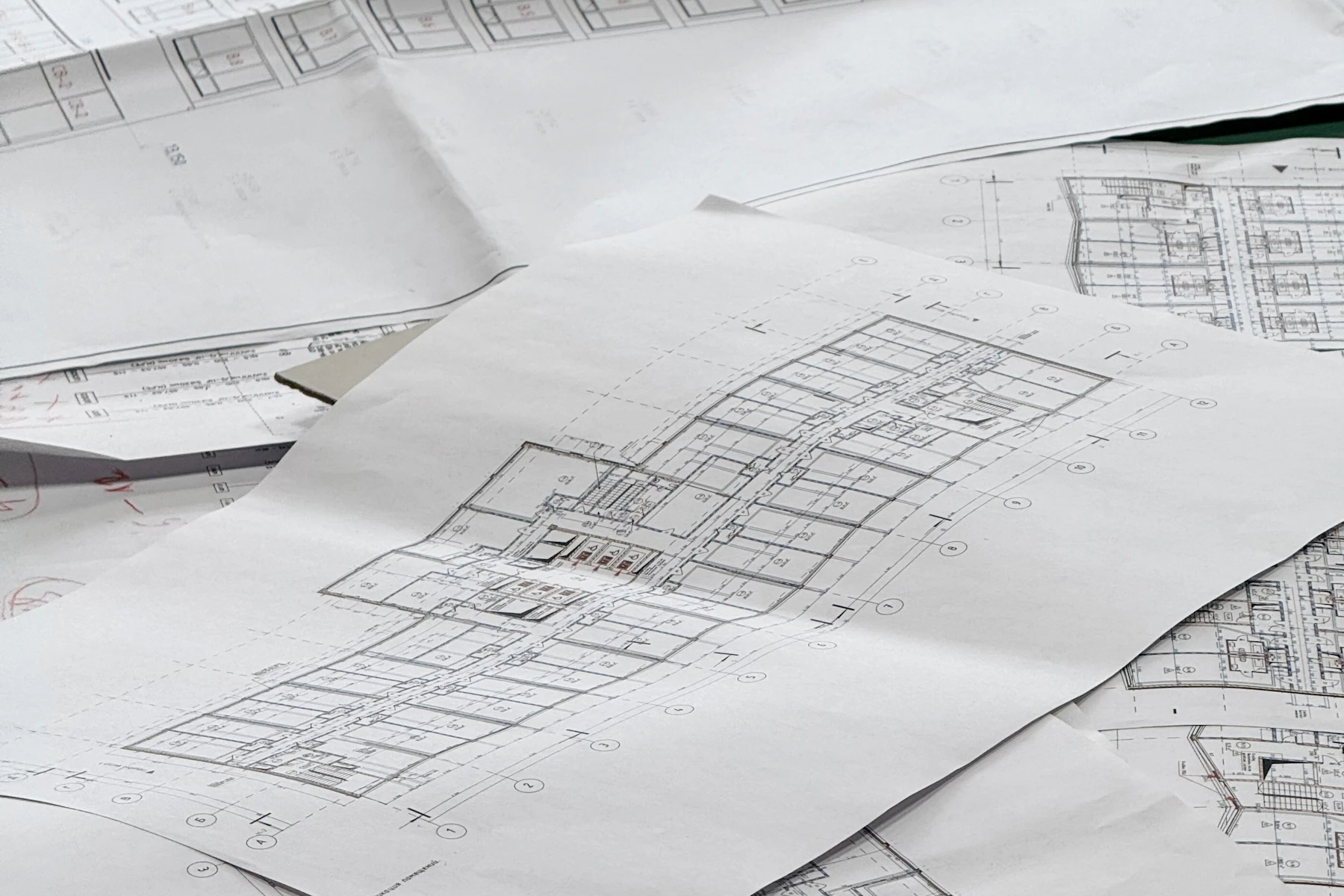 Architectural plans prepared for an initial project discussion